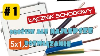 Łączniki 1 Jak podłączyć łącznik schodowy  korespondencja 5x15  schemat LINK W OPISIE [upl. by Koralie]