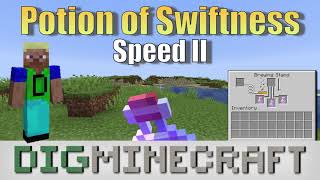 Potion of Swiftness Speed II in Minecraft [upl. by Niels452]