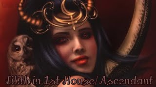 Black Moon Lilith In The First HouseAscendantRising SignLagna [upl. by Crescint605]