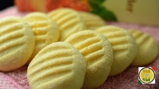 Custard Cookies  By Vahchef  vahrehvahcom [upl. by Acirne]