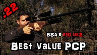 BSA R10 MK2 22 Air Rifle  Accuracy TEST  50 amp 100 Yards  FULL REVIEW  PCP Ballistic Gel [upl. by Nezam146]