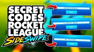 All New SECRET CODES In Rocket League SIDESWIPE [upl. by Porte]