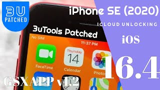 iPhone SE 2 2020  iOS 164 iCloud Unlocking  GSXAPP v12 [upl. by Esila]