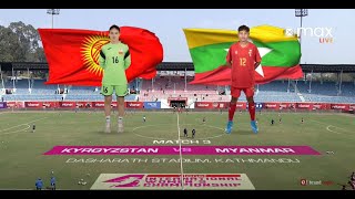 Kyrgyzstan Vs Myanmar  Vianet International Womens Championship [upl. by Anoved]