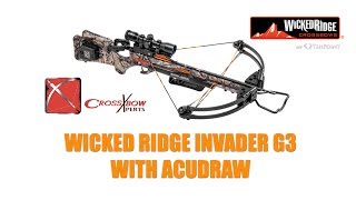 Wicked Ridge Invader G3 Crossbow with ACUdraw [upl. by Friedly]