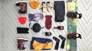 My 2017 Snowboard Gear List [upl. by Atteloc]