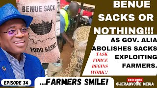 BENUE SACKS OR NOTHING As Gov Alia Task Force on exploiting sacks begins work…Farmers react [upl. by Ahsiela]