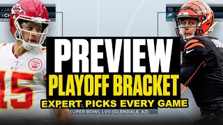 2023 NFL Playoff Bracket Expert picks EVERY GAME amp Super Bowl  CBS Sports HQ [upl. by Irwin]