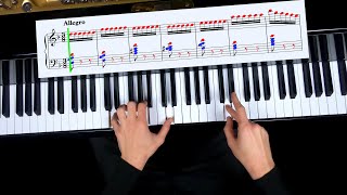 How to Play Scarlatti  Sonata in D minor K141 Tutorial [upl. by Eupheemia]