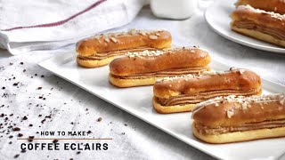 Coffee Eclairs Recipe [upl. by Denny317]