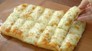 꿀 찍어 먹는 치즈 마늘빵 만들기  크리미한 마늘소스 비법  Cheesy Garlic Breads [upl. by Akit]