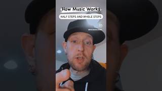 HowMusicWorks What are half steps and whole steps musictheory musiclessons pianolessons [upl. by Benita]