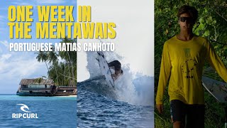 Portuguese Surfing Prodigy Matias Canhoto Escapes to Mentawai Islands  Rip Curl [upl. by Sumer]