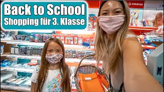 Claras Back to School Haul 😍 Shopping Tag für 3 Klasse  Füller kaufen  Mama VLOG  Mamiseelen [upl. by Willcox]