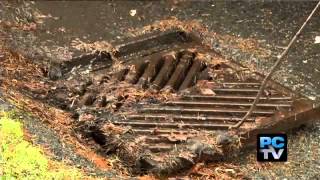 Storm drain cleaning [upl. by Ailemap]