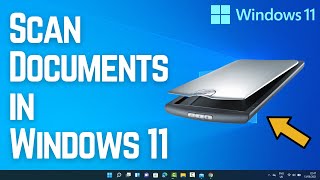 How to Scan a Document or Photo on Windows 11 [upl. by Onyx]