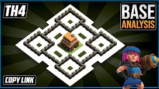 NEW BEAST TH4 HYBRIDTROPHYdefense Base 2023 Town Hall 4 Hybrid Base Design – Clash of Clans [upl. by Iglesias580]