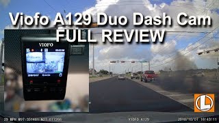 Viofo A129 Duo 2 Channel Dash Cam Review  Unboxing Features Settings Installation Footage [upl. by Kubetz382]