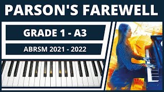 Parson’s Farewell Piano Grade 1 [upl. by Aina]