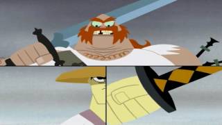 Samurai Jack  Scotsmans long insult both scenes [upl. by Turley]