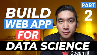 How to Build a Simple Machine Learning Web App in Python  Streamlit Tutorial 2 [upl. by Pressman]