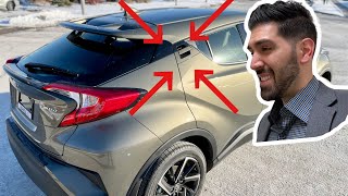 The 2021 Toyota CHR is beautiful But what about the blind spots [upl. by Etnovad184]