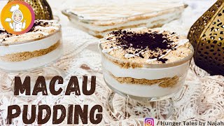 Macau Pudding  Sawdust Pudding  Serradura  Easy Pudding Recipe  Hunger Tales by Najah [upl. by Kiah229]