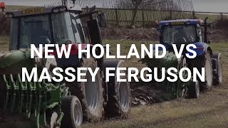 New Holland vs Massey Ferguson Tractor Test [upl. by Darrey917]