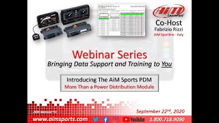 151 Introducing The AiM Sports PDM  Live Webinar with Fabrizio Rizzi  9222020 [upl. by Thorlay616]