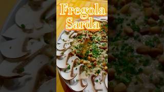 Risotto de Fregola Sarda aux champignons 🍄‍🟫 cooking chef cookingchannel cuisine [upl. by Karlin599]