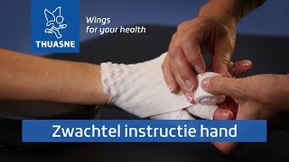 THUASNE MOBIDERM  Zwachtel instructie van de hand [upl. by Nogam73]