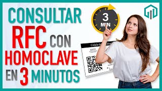 ✅ Consulta tu RFC con HOMOCLAVE en menos de 3 minutos  SAT [upl. by Bala]