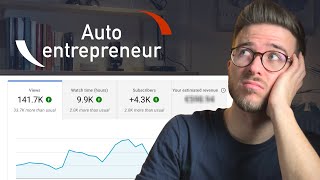 AUTO ENTREPRENEUR  le BILAN après 1 AN galères combien je gagne etc [upl. by Mohl]