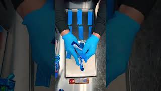 How we freeze dry candy amp clean our machines 😨🥶 freezedriedcandy asmr [upl. by Assilem]