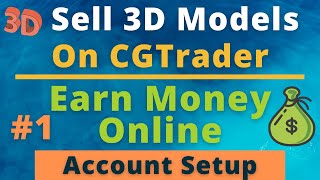 How To Sell 3D Models on CGTrader and Earn Money Online  Part 1  By Guru Pakistani [upl. by Silvester]