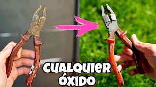 Esto es 100 veces  EFECTIVO que otros remedios caseros para quitar óxido y oxidación del metal [upl. by Abehs]