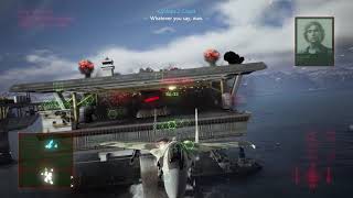 Ace Combat 7 Playthrough  Mission 11  Fleet Destruction Expert Controls [upl. by Galasyn]