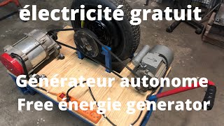 Électricité gratuitegénérateur autonomefree energy generator [upl. by Jaclin546]