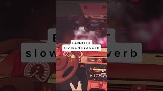 THE WEEKND  EARNED IT slowed  reverb slowedandreverb theweeknd earnedit remix shorts [upl. by Fronnia254]