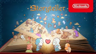 Storyteller  Reveal Trailer  Nintendo Switch [upl. by Ydnac]