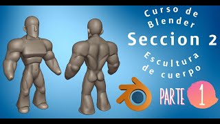 Tutorial como ESCULPIR con detalles el cuerpo de un personaje ✅✅ en Blender MUY FACIL [upl. by Idnarb]