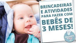 6 ATIVIDADES E BRINCADEIRAS PARA AJUDAR NO DESENVOLVIMENTO DE BEBÊS DE 3 MESES [upl. by Rainer]