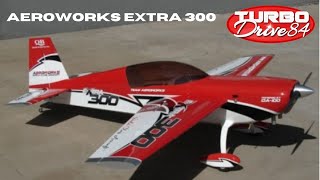 Extra 300 Aeroworks Aerobatic RC Plane 100cc [upl. by Outhe482]