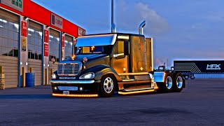 FREIGHTLINER COLUMBIA CUSTOM MX  CAJAS SECAS BY AGP  ATS 151 [upl. by Menzies]