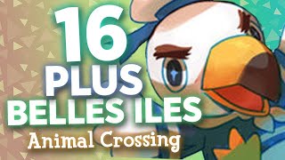 Les 16 PLUS BELLES ILES DAnimal Crossing New Horizons 5 étoiles [upl. by Trawets]