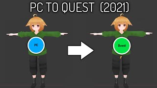 VRChat  PC to Quest Avatar Tutorial Fallback Compatible [upl. by Autry]