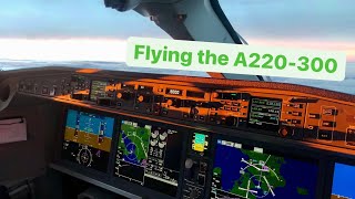 Flying the Airbus A220300 [upl. by Reisfield819]