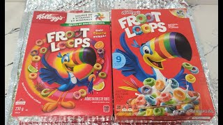 Comparing Froot Loops from Canada and the USA [upl. by Mccowyn85]