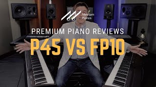 🎹Yamaha P45 vs Roland FP10 Digital Piano Review Comparison amp Demo🎹 [upl. by Hurwit114]