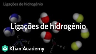 Ligações de hidrogênio [upl. by Vilhelmina988]